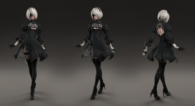 Обои картинки фото 3д графика, люди , people, взгляд, девушки, фон