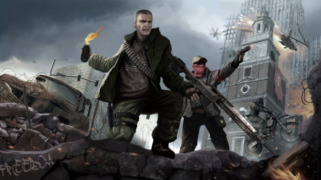 Обои картинки фото видео игры, homefront,  the revolution, the, revolution, action, шутер