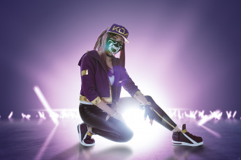 Картинка девушки -+креатив +косплей kda костюм свет кепка alexandra railey