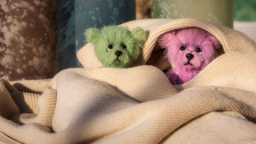 Картинка разное игрушки медвежата