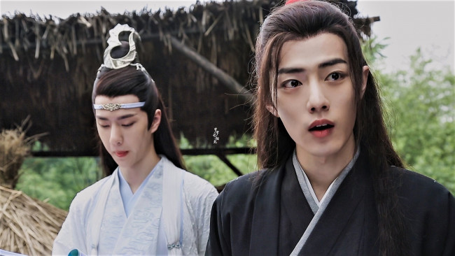 Обои картинки фото разное, знаменитости, ван, ибо, сяо, чжань, костюмы, съемки