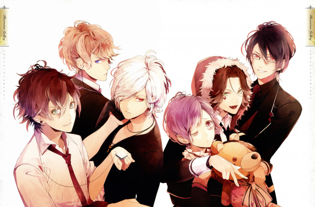 Обои картинки фото аниме, diabolik lovers, diabolik, lovers