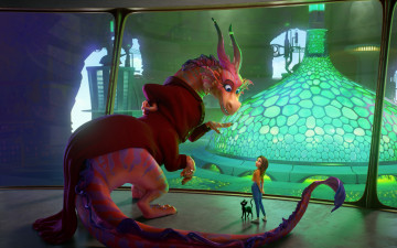 Картинка luck+||+2022 мультфильмы luck the dragon bob sam greenfield мультфильм персонаж