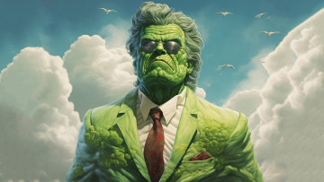 Картинка рисованное комиксы нейросети графика нейроарт ai art нейронные сети рисунки нейро искусство халк