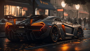 Картинка автомобили 3д нейросети графика нейроарт ai art нейронные сети