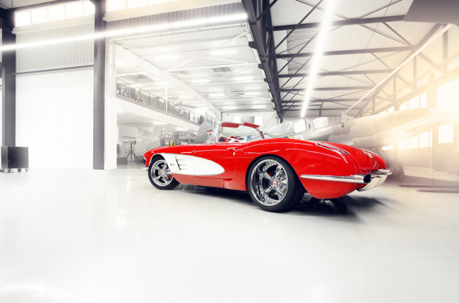 Обои картинки фото автомобили, corvette, chevrolet