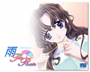 Картинка аниме the rain