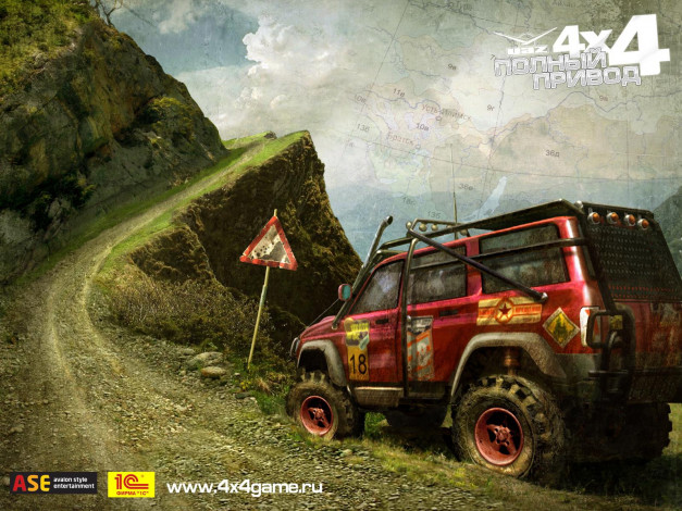 Обои картинки фото видео, игры, полный, привод, уаз, 4х4