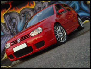 Картинка volkswagen golf r32 автомобили