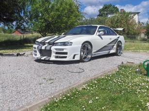 Картинка nissan 200sx s14 автомобили datsun