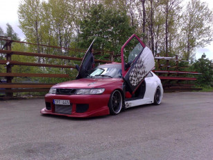 Картинка saab 900 cupe автомобили