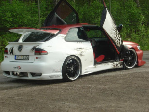 Картинка saab 900 cupe автомобили