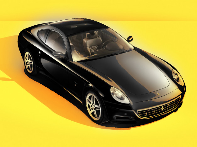 Обои картинки фото ferrari, 612, sessanta, 2007, автомобили