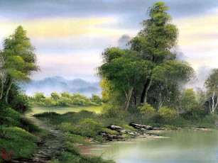 Картинка bob ross рисованные