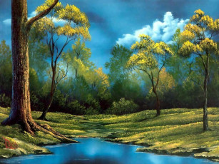 Картинка bob ross рисованные