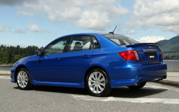 Картинка subaru impreza wrx sedan usa автомобили