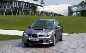 Картинка subaru impreza wrx sport wagon автомобили