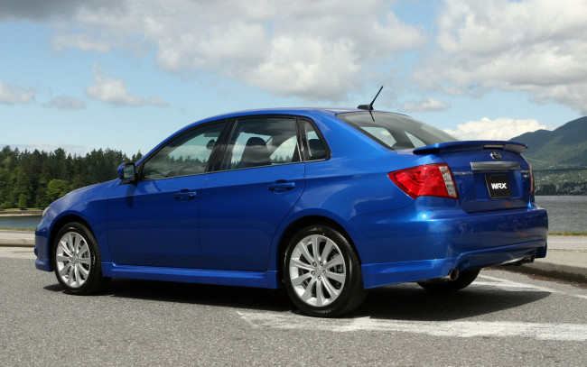 Обои картинки фото subaru, impreza, wrx, sedan, usa, автомобили