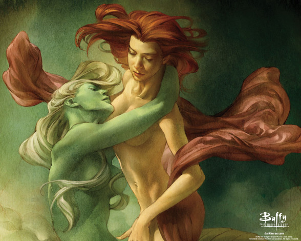 Обои картинки фото buffy, the, vampire, slayer, фэнтези