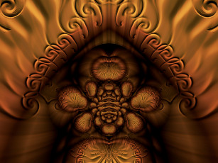 Картинка 3д графика fractal фракталы фрактал