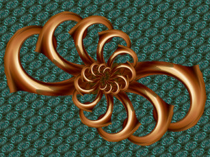 Картинка 3д графика fractal фракталы фрактал