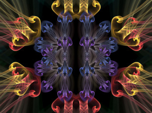 Картинка 3д графика fractal фракталы фрактал