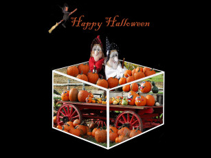 Картинка праздничные хэллоуин повпзка куб тыквы