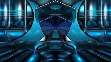 Картинка 3д графика fractal фракталы абстракция