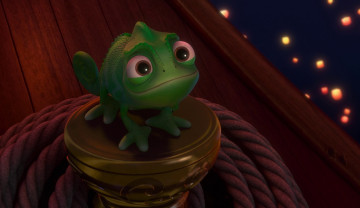 Картинка мультфильмы tangled ящерица