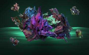 Картинка 3д графика abstract абстракции абстракция