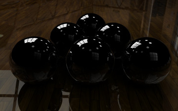 Картинка 3д графика другое шары