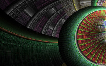 Картинка 3д графика fractal фракталы абстракция