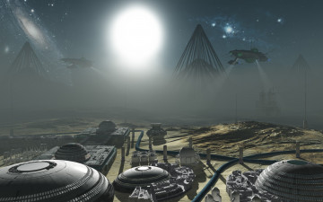 Картинка 3д графика fractal фракталы дома