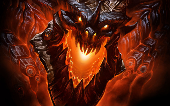 Обои картинки фото фэнтези, драконы, hell