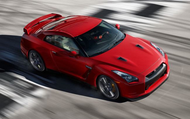 Обои картинки фото gtr, автомобили, nissan, datsun, красная
