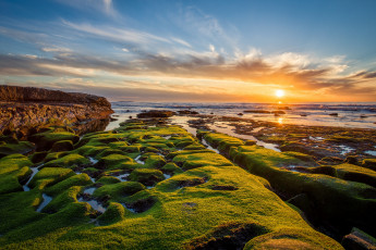 Картинка природа восходы закаты тихий океан