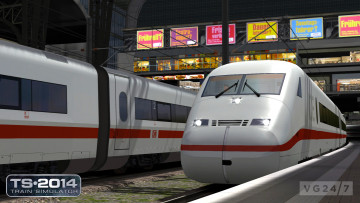 Картинка train simulator ts 2014 видео игры поезд рельсы