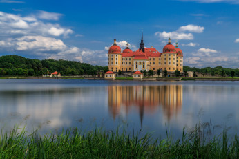 Картинка moritzburg+castle +germany города замок+морицбург+ германия отражение замок морицбург germany вода moritzburg castle