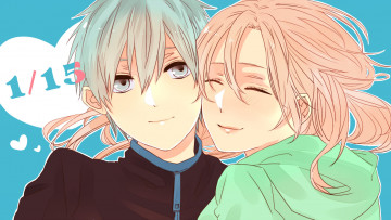 Картинка аниме kuroko+no+baske двое арт momoi kuroko no basket