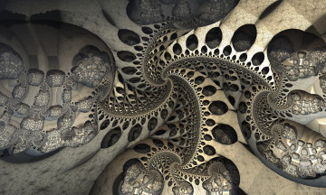 Картинка 3д+графика фракталы+ fractal цвета узор фон