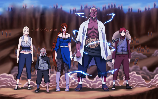 Обои картинки фото аниме, naruto, каге