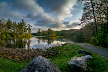 Картинка природа реки озера река лес