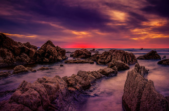 Картинка природа побережье скалы волны берег океан