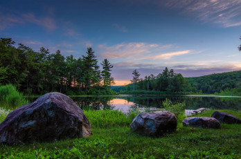 Картинка природа реки озера река лес