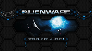 Картинка компьютеры alienware логотип фон
