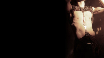 Картинка мужчины -+unsort костюм пластинки ремни торс тело