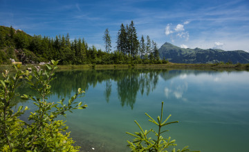 Картинка природа реки озера река лес горы