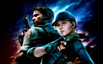 Картинка видео+игры resident+evil+5 chris redfield jill valentine 5 resident evil