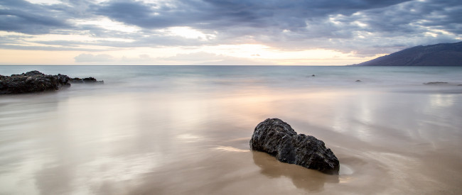 Обои картинки фото природа, побережье, облака, камни, море