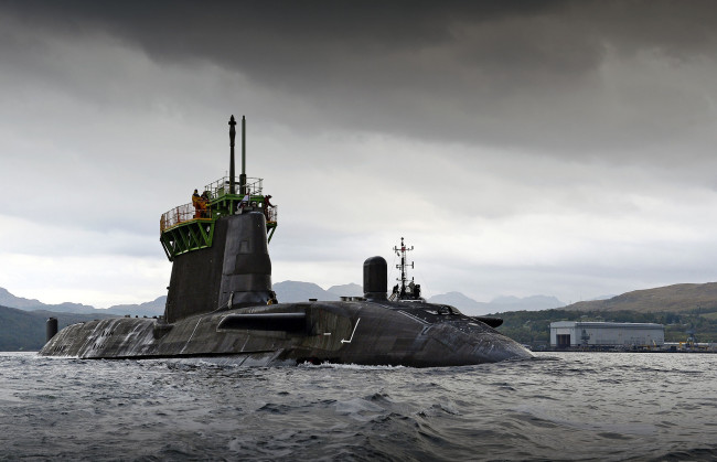 Обои картинки фото hms astute, корабли, подводные лодки, субмарина